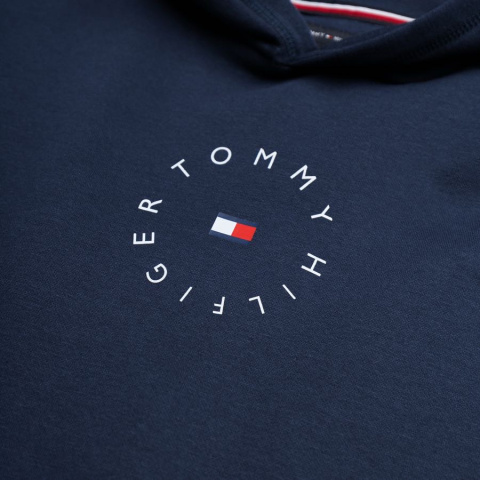 TOMMY FLAG HILFIGER BLUZA Z KAPTUREM