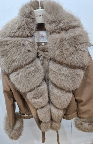 NEW <3 UNIKATOWA KURTKA EKO Z OBSZERNYM FUTERKIEM <3 LIMITED COLLECTION