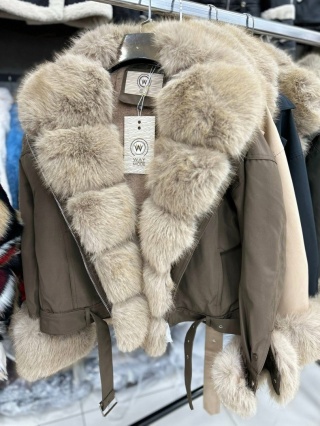 NEW <3 UNIKATOWA PARKA OBSZERNE FUTERKO <3 LIMITED COLLECTION