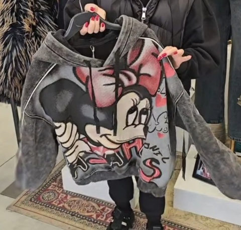 Bluza dekatyzowana Minnie