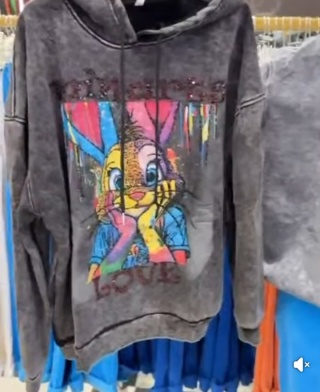 Bluza dekatyzowana rabbit multi