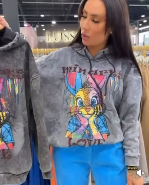 Bluza dekatyzowana rabbit multi