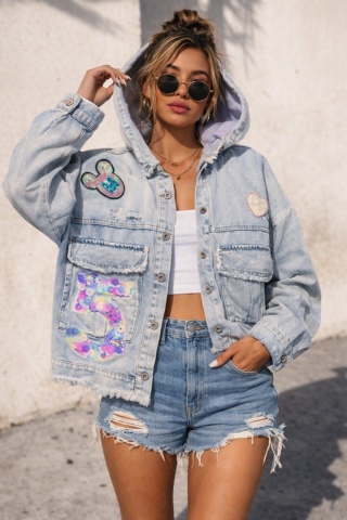 KURTKA JEANSOWA LOVE MULTI LIMITED COLLECTION