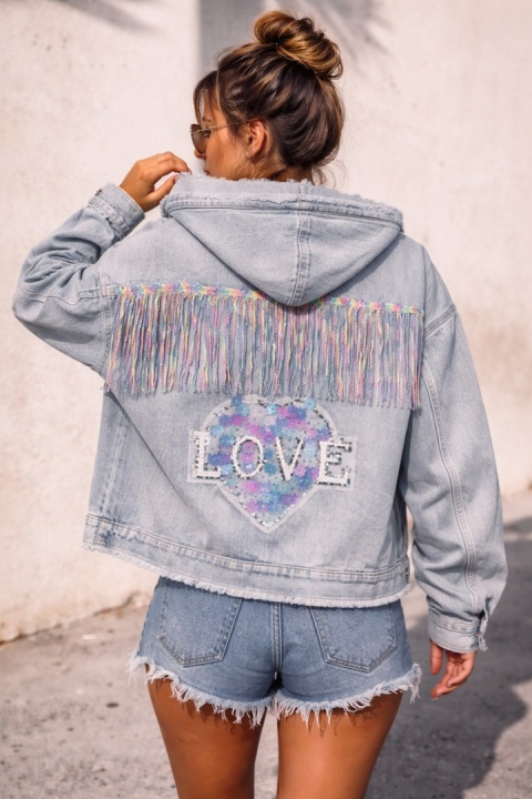 KURTKA JEANSOWA LOVE MULTI LIMITED COLLECTION