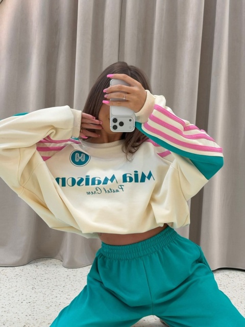 Komplet Mia Pastel Crew polska produkcja