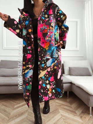 NEW FENOMENALNY PLASZCZ MIKI MULTI