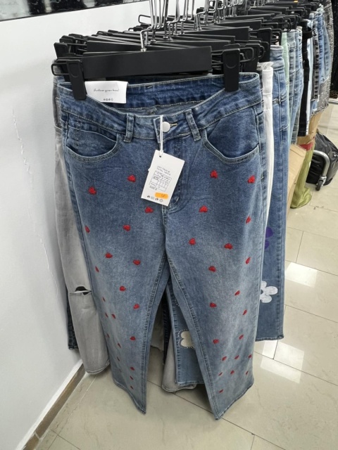 NEW UNIKATOWE JEANSY SERCA, MOTYLKI LIMITED COLLECTION