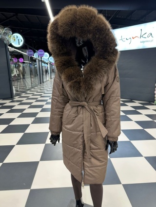 UNIKATOWY PLASZCZ OBSZERNE FUTERKO