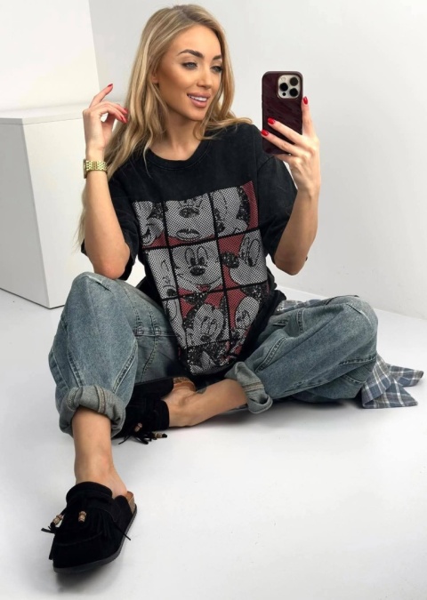 Unikatowy T-shirt blink blink miki