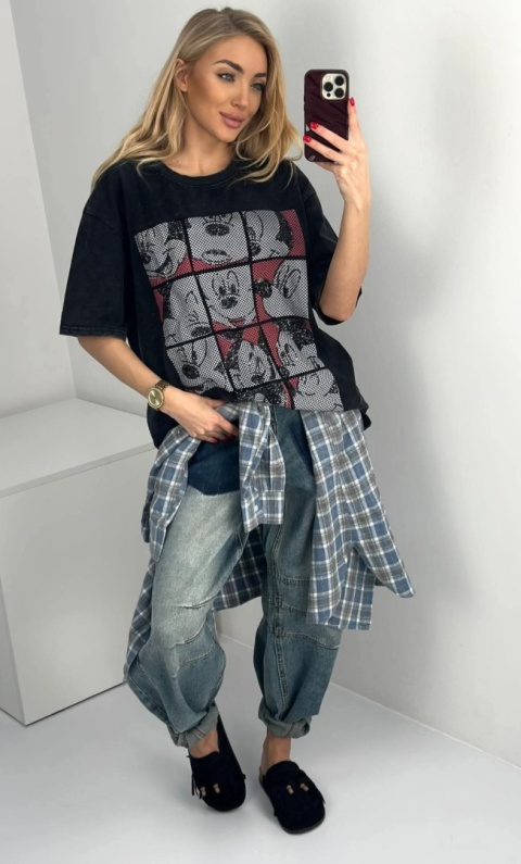 Unikatowy T-shirt blink blink miki