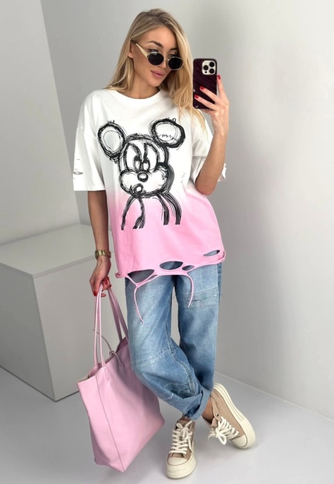 Unikatowy T-shirt miki