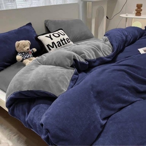 Welurowa posciel 4 czesciowa LUXURY