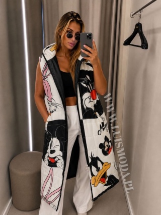 Kamizelka multi print ocieplana