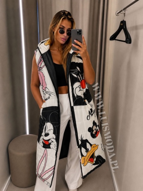 Kamizelka multi print ocieplana