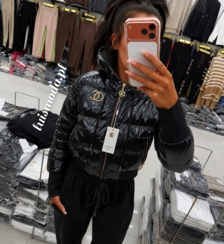 Kurtka lakierowana Luxe