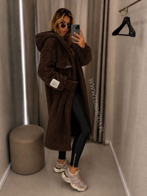 Mieciutki plaszcz Teddy