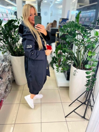 NEW <3 plaszcz przeciwdeszczowy z kapturem
