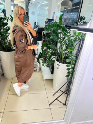 NEW <3 plaszcz przeciwdeszczowy z kapturem
