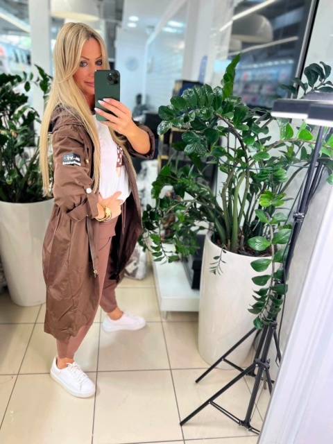 NEW <3 plaszcz przeciwdeszczowy z kapturem