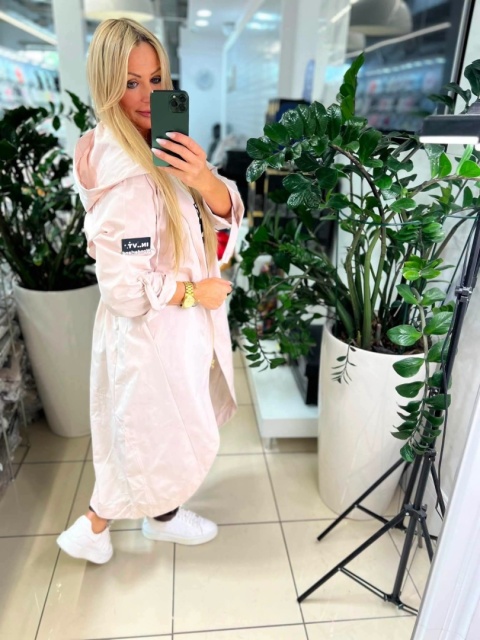 NEW <3 plaszcz przeciwdeszczowy z kapturem