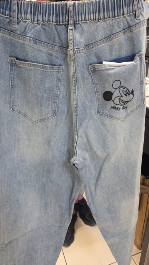 NEW UNIKATOWE JEANSY MICKEY LIMITED COLLECTION