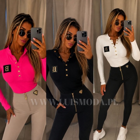 legginsy modelujace diamond zip push up